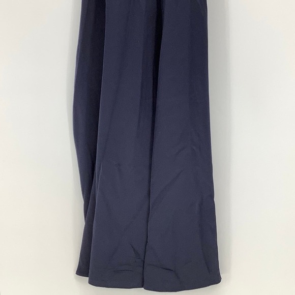 NEW! Dessy Collection Size 18 Lux Charmeuse Slip Dress Midnight $231 msrp I20-14 - Picture 9 of 11